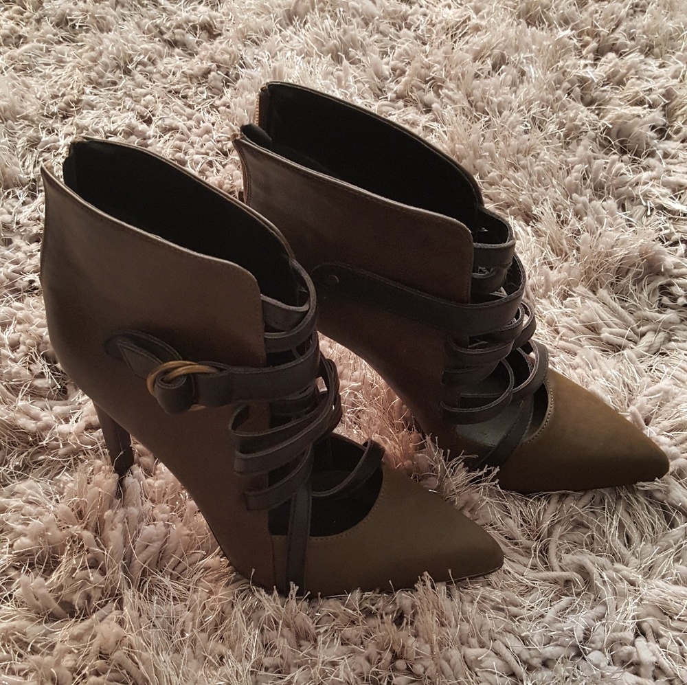 Strapped Bootie